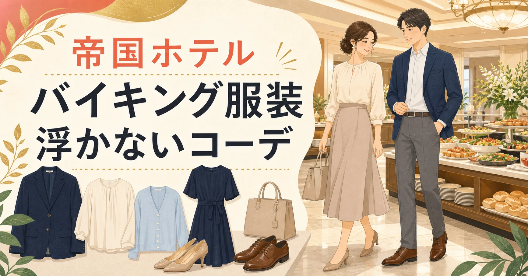 帝国ホテルのバイキング服装を解説するアイキャッチ画像