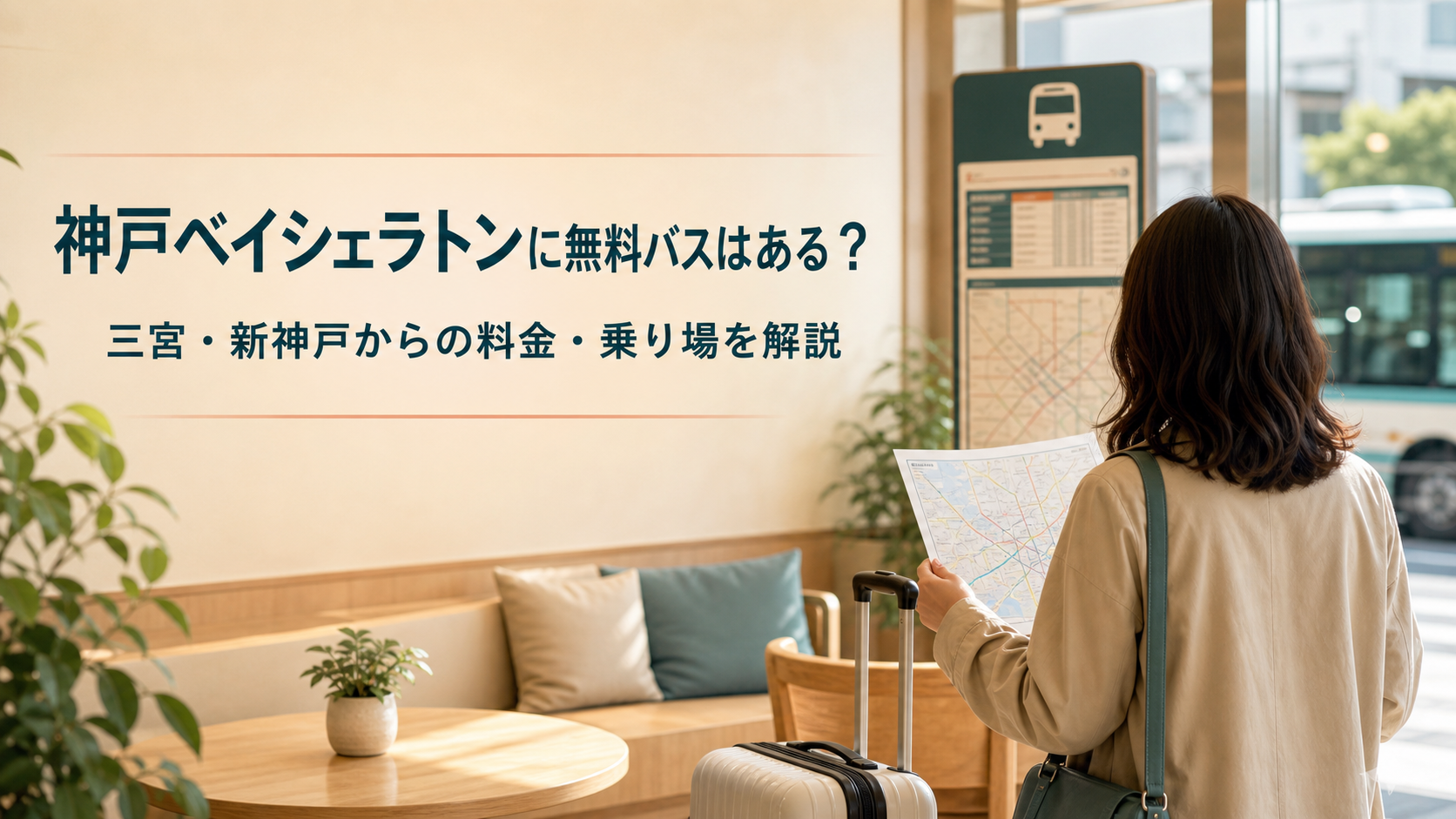 神戸ベイシェラトンに無料バスはある?三宮・新神戸からの料金と時刻表