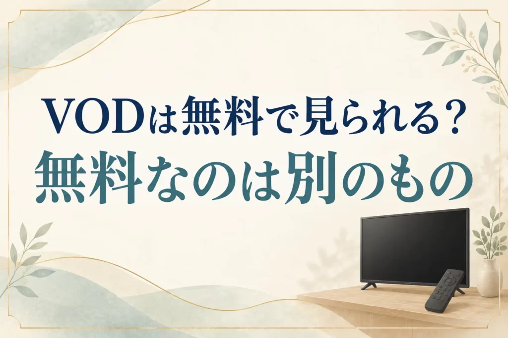 スーパーホテルのVODは無料じゃない！テレビで無料で見られるのは別のもの